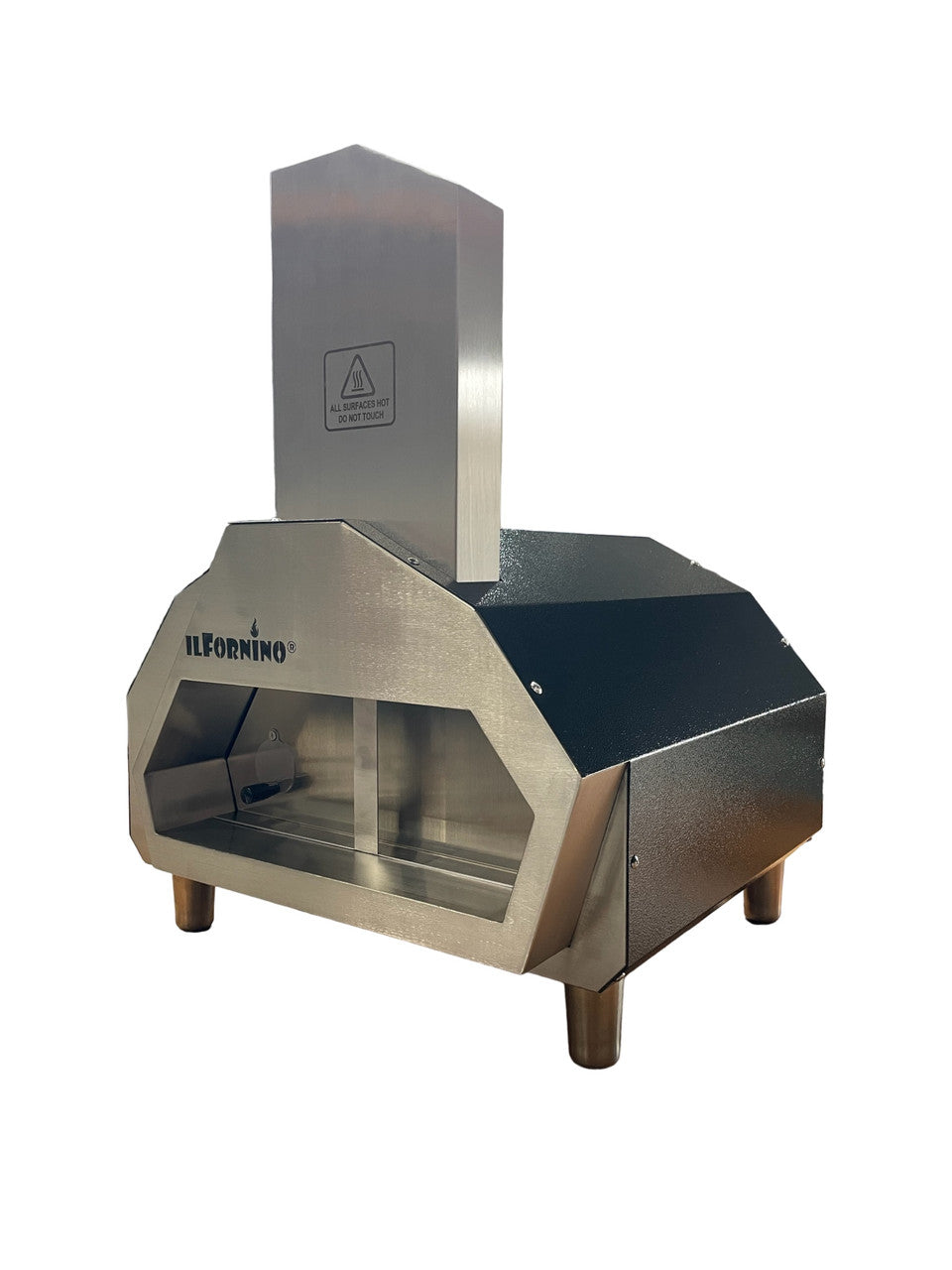 ilFornino® Nino - Stainless Steel Wood / Gas Burning Pizza Oven - Counter Top