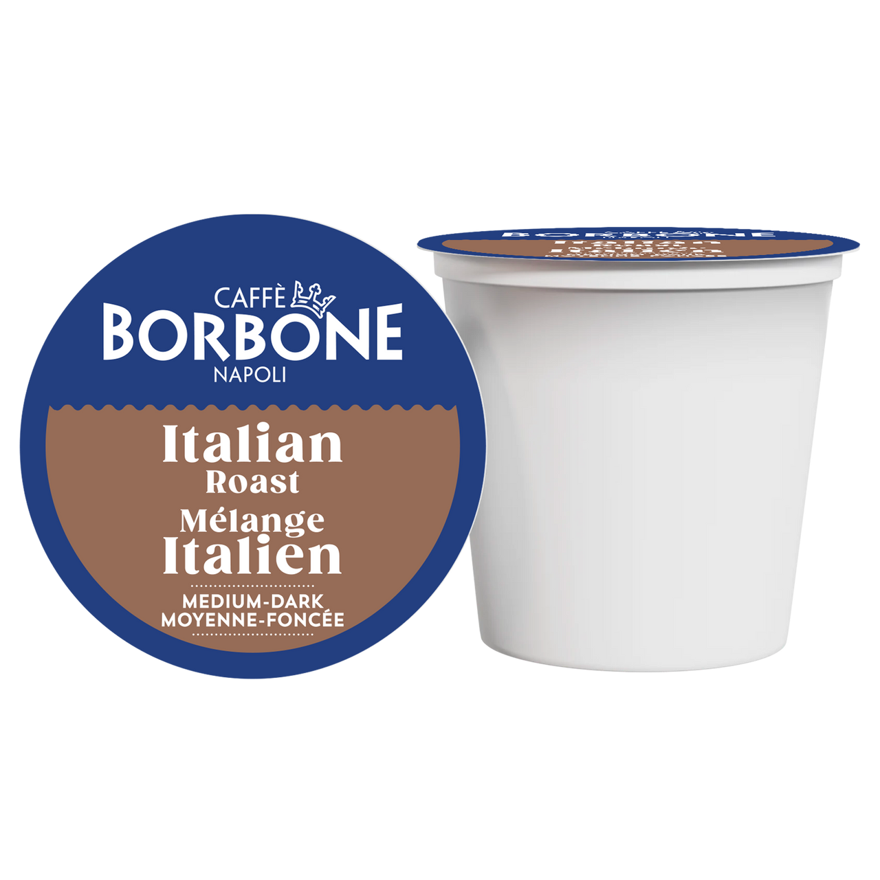 Caffe Borbone - Italian Roast K-Cups - Medium - Dark Roast - 100g