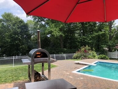 Professional Plus ilFornino ® Wood Fired Pizza Oven - Adjustable Height- One Flat Cooking Surface™