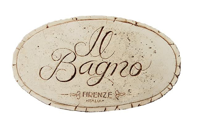 Il Bagno - Wall Plaque (694G)