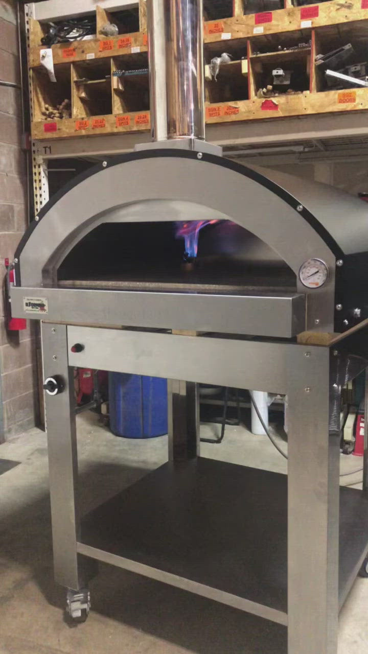 ilFornino ® Grande G-Series 35.5" x 35.5" Cooking Area - Wood Fired Pizza Oven with Stand