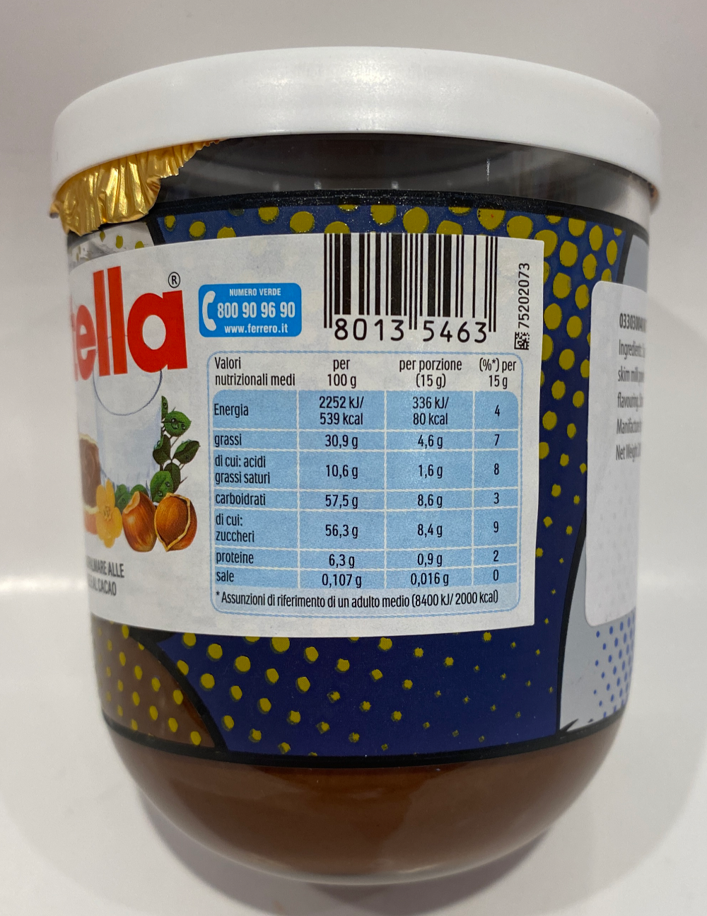 Nutella - Hazelnut Spread 220g (7.76 OZ) - MADE IN ITALY
