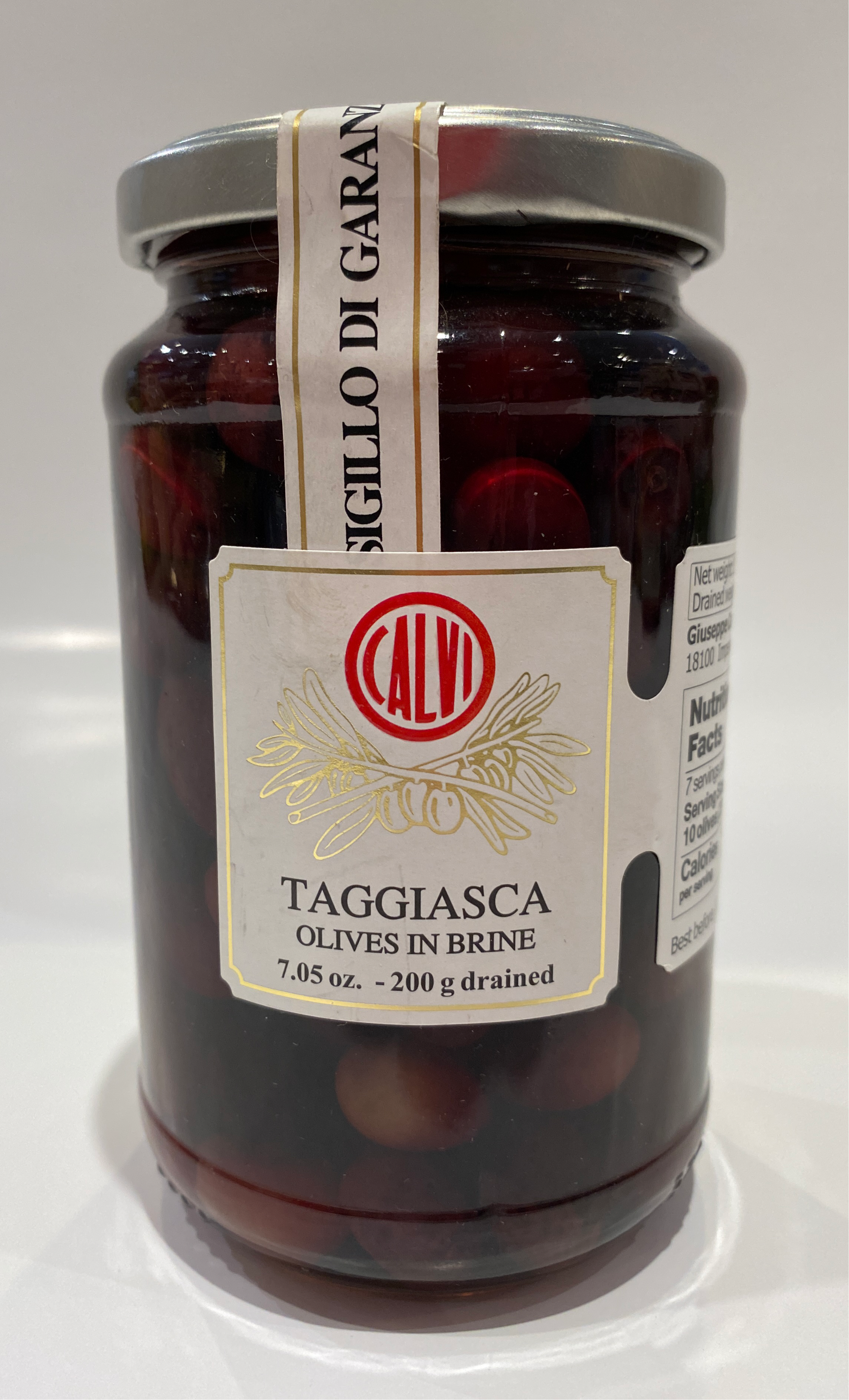 Calvi - Taggisca Olives In Brine - 7.05 oz