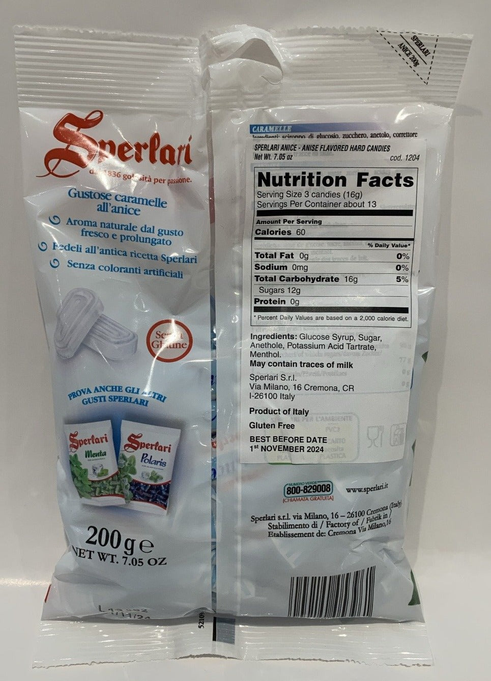 Sperlari - Anice Candy - 200g (7.05 oz)