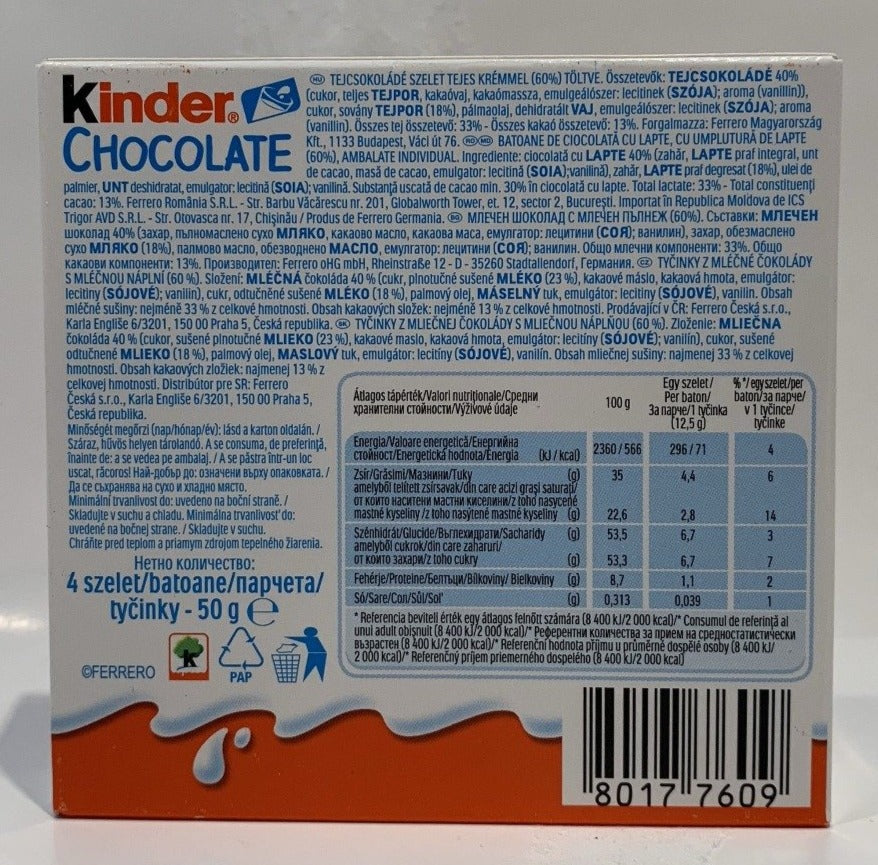 Kinder - 4 PK - 50g