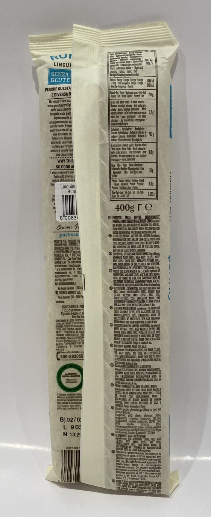 Rummo - Linguine #13 - Pasta - 400g (14.10 oz) (Gluten Free)
