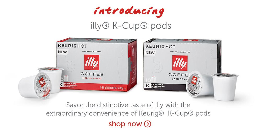 illy Keurig K-Cups Medium Roast & Dark Roast